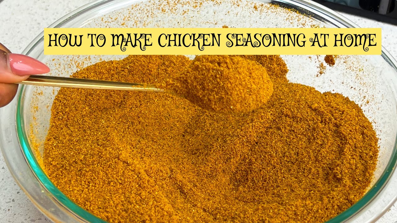 How To Make Msg Free Chicken Seasoning At Home/ Homemade Chicken Seasoning Recipe background