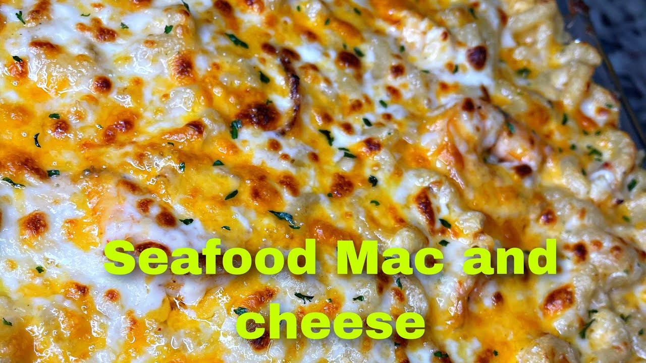 Seafood Mac and Cheese | The BEST made the kimmy way! background