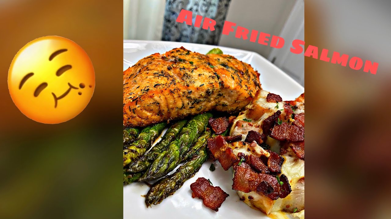 Air Fried Salmon background