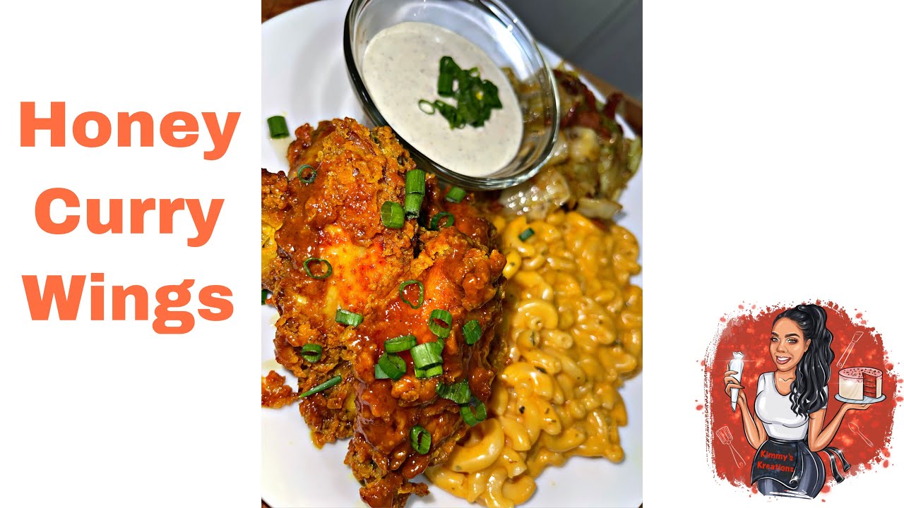 Honey Curry Wings background