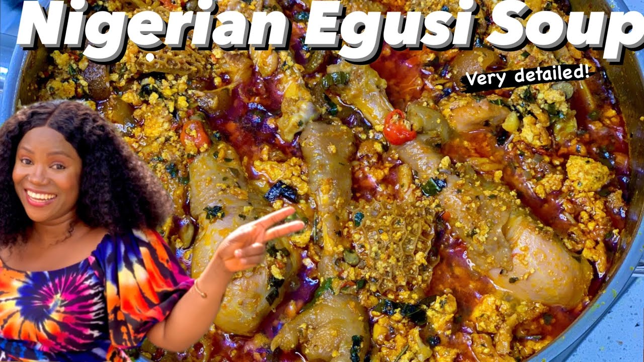How to make Nigerian Egusi Soup for Beginners | like a pro | step by step background