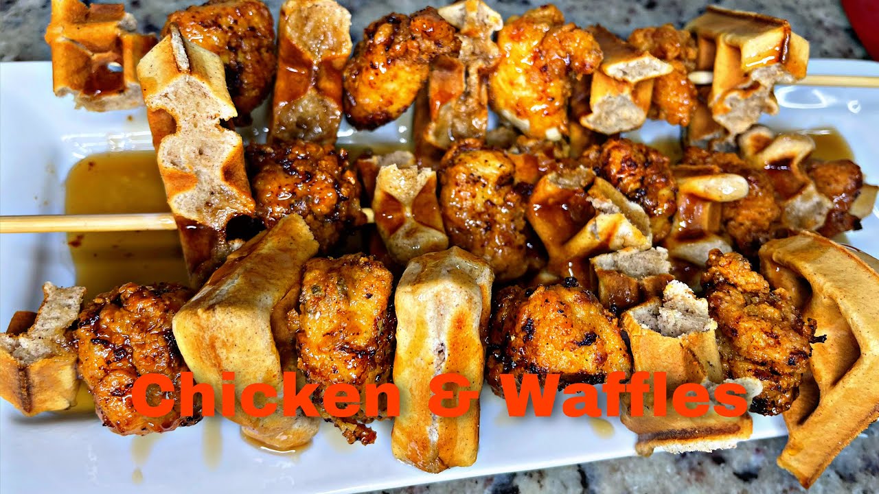 Chicken and Waffles the Kimmy Way! background