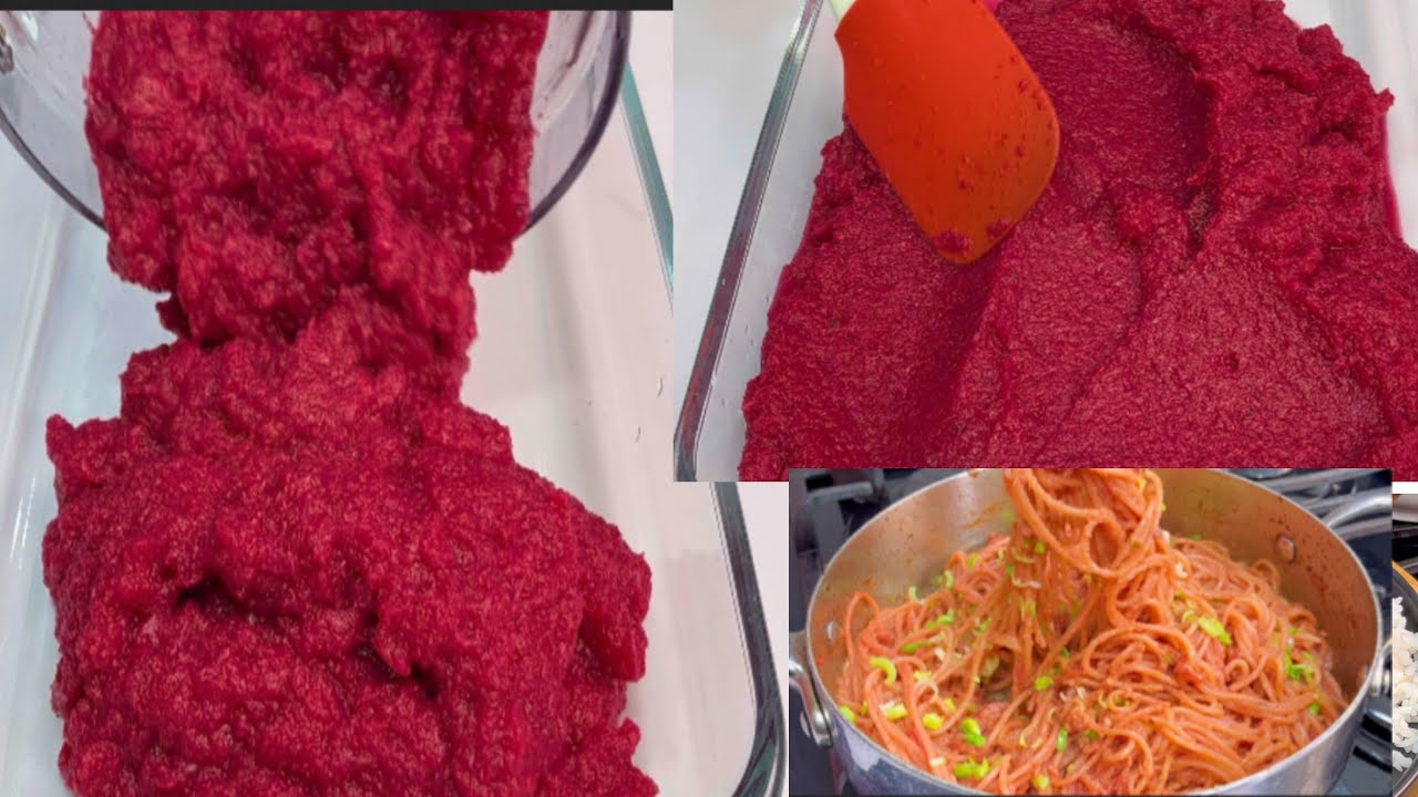 How to make TOMATO PASTE using Cabbage - A Healthy Option background