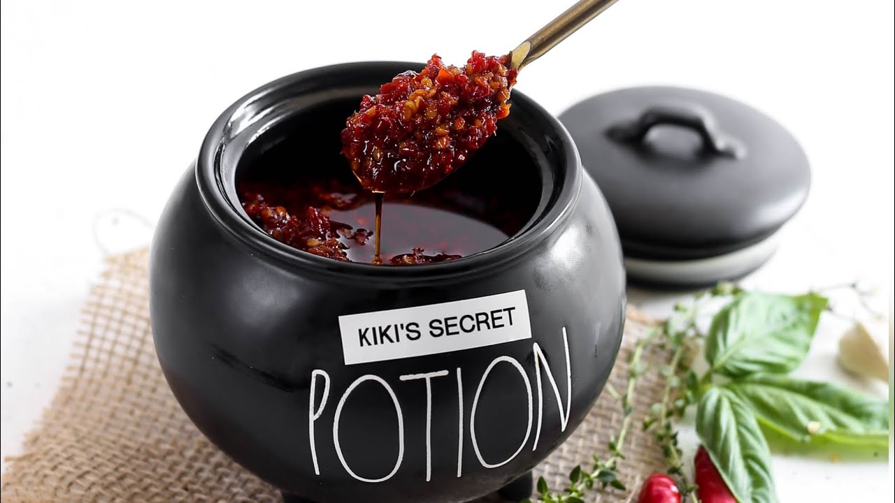 MY SECRET CHILI SAUCE....I put this on everything! background