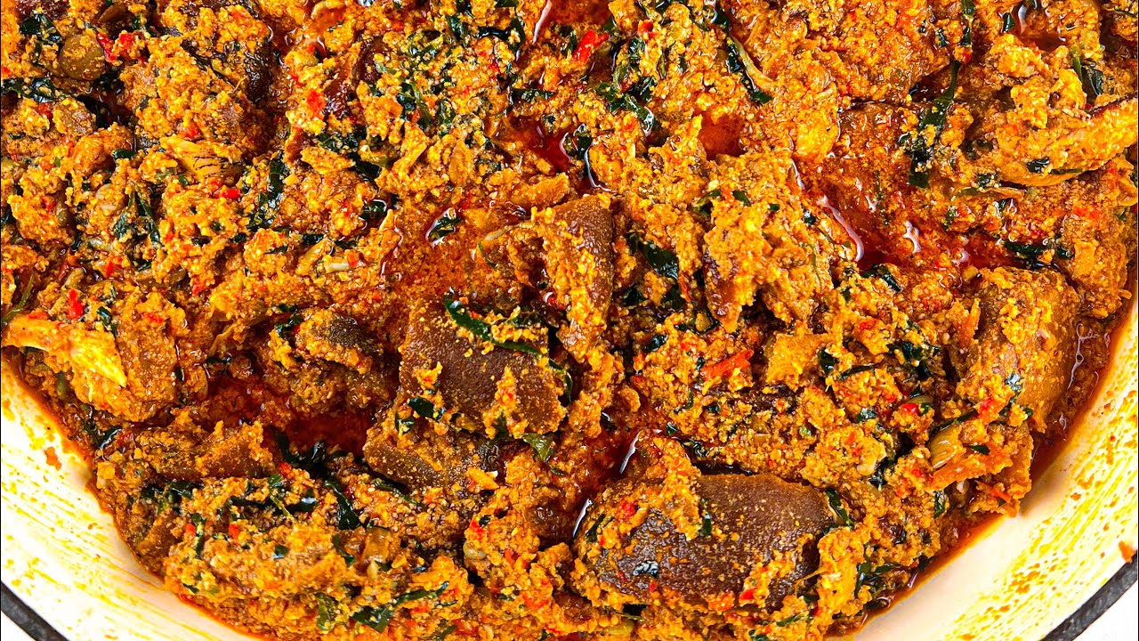 TRY THIS METHOD TO MAKE THE BEST EGUSI SOUP EVER!