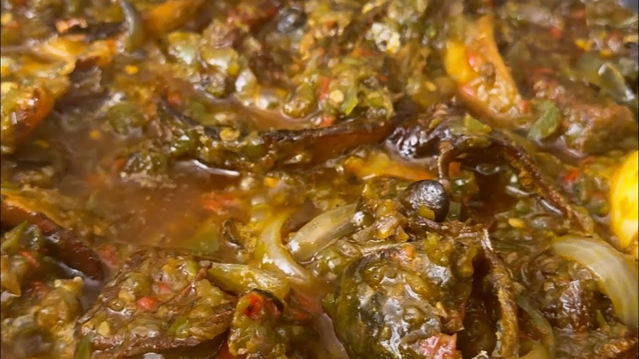 How To Make Ayamase Stew| Very Delicious Nigerian Stew Recipe background