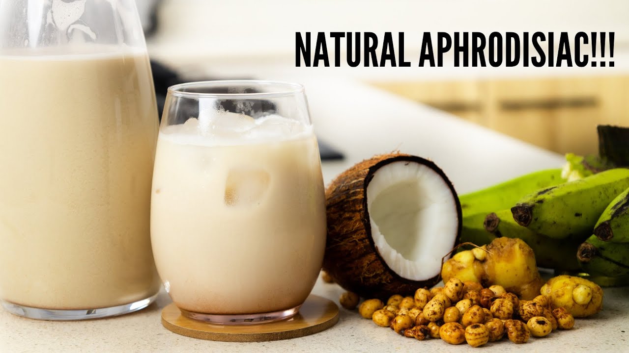 Drink This Tigernut Drink To Take Your Bedroom Game To The NEXT LEVEL!!! background