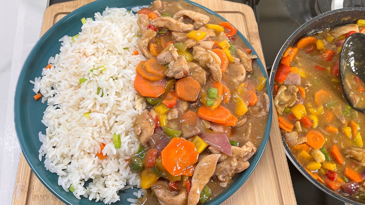 Chinese Chicken Stir Fry - Better Than Takeout background