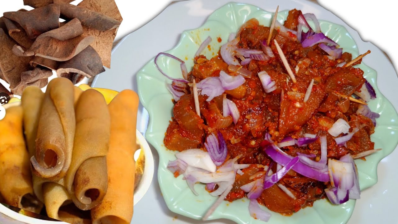 How to Make Peppered Ponmo (Cow Skin)