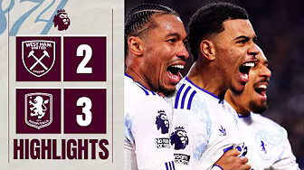 🔥 NINE wins in a ROW | West Ham 2-3 Villa | Premier League Highlights