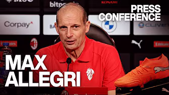 Allegri: "Partita da affrontare con attenzione" | Milan-Sassuolo | Conferenza Stampa