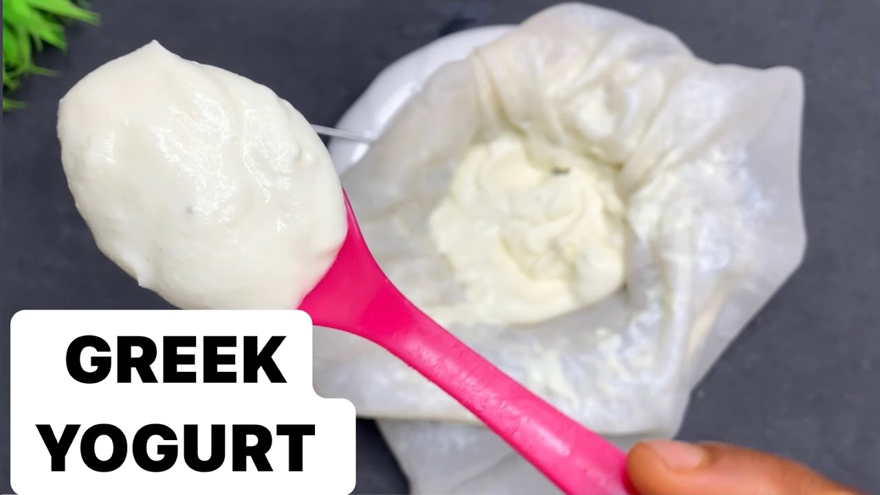 Homemade GREEK YOGURT in just 3 STEP (Too Easy)