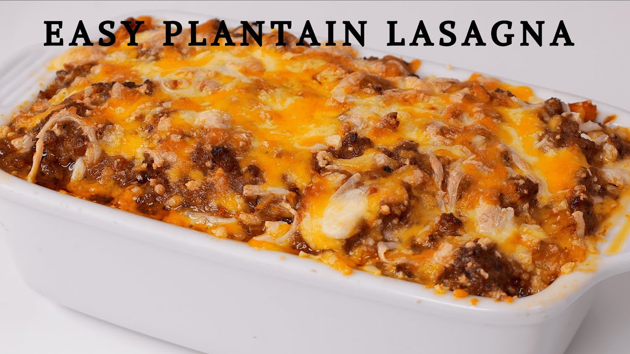 I Used Just Plantains To Make This Great Dish