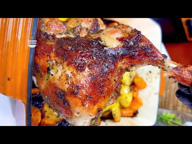 I MADE THIS ROASTED CHICKEN WITH COCONUT MILK AND THE RESULT WAS MIND BLOWING background
