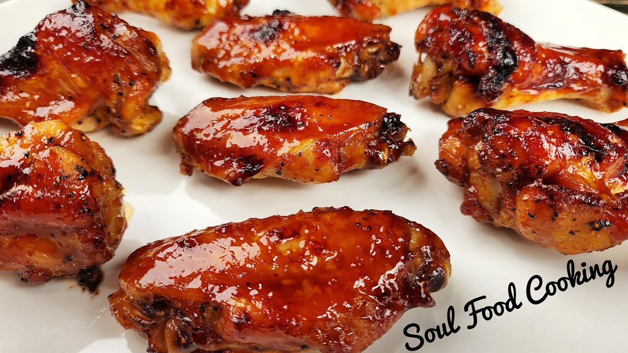 Easy Honey BBQ Wings Recipe - How to make Baked Honey BBQ Wings background