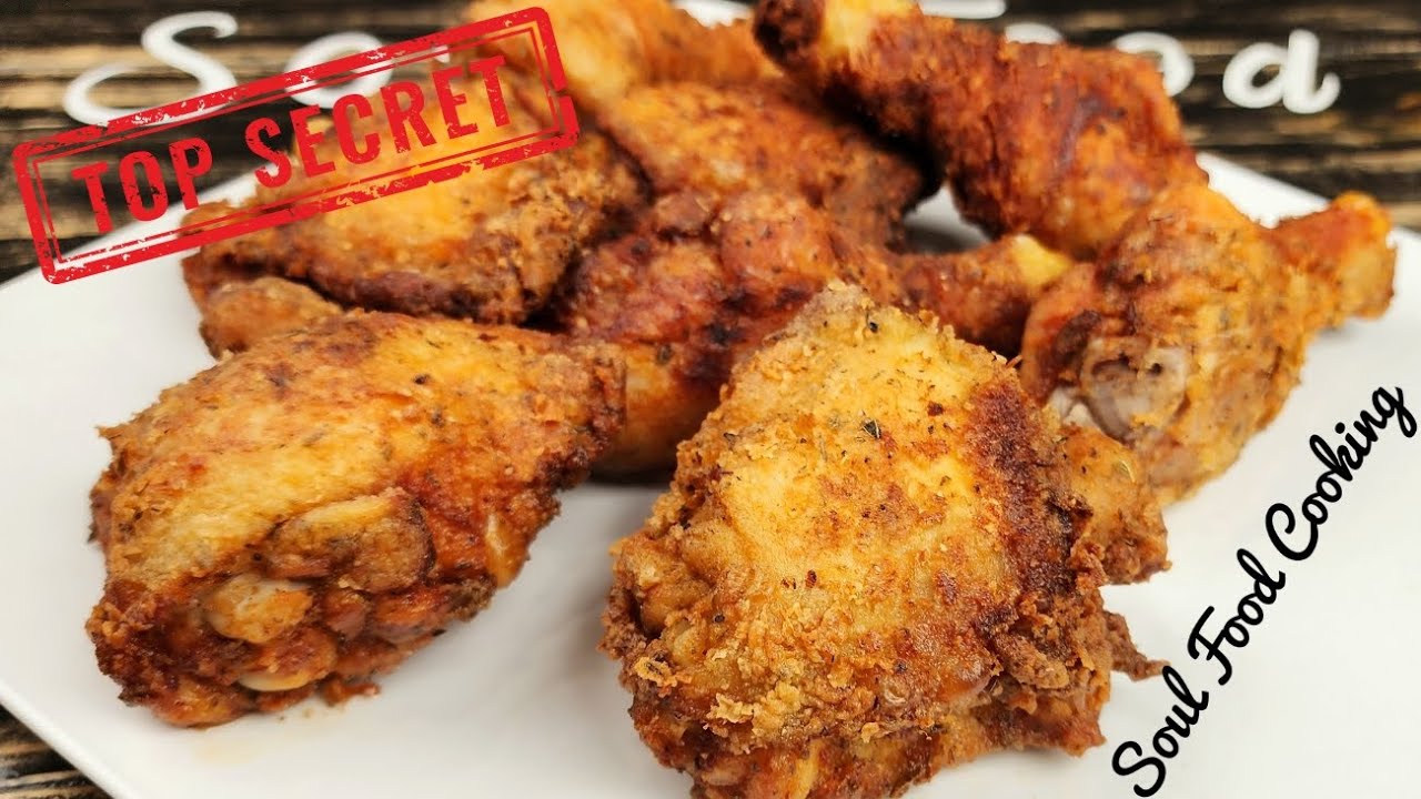 The PERFECT Fried Chicken Recipe - 4 Secrets to the BEST Fried Chicken Ever! background