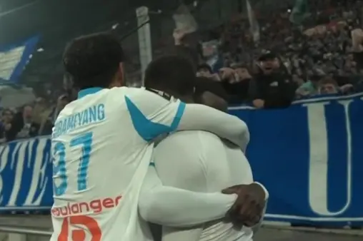 [Goal] Hojbjerg's left-wing cross, Greenwood follows up with a push shot to break the deadlock