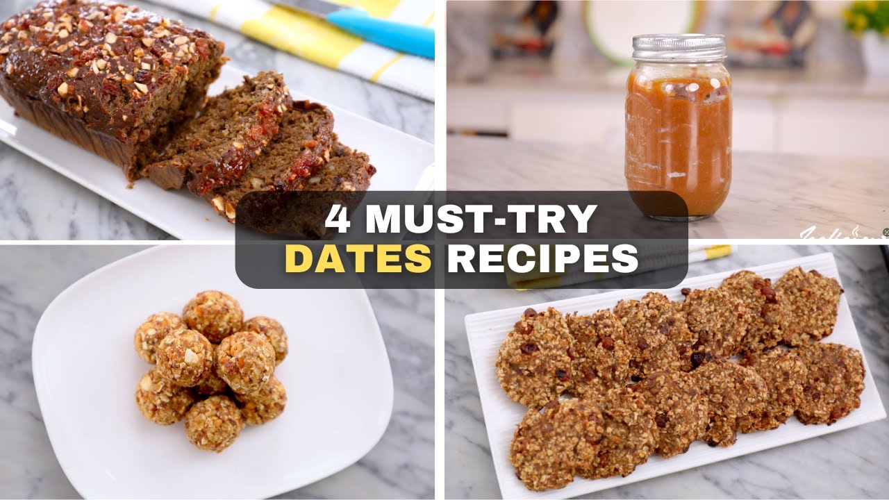 4 Delicious & Healthy DATES RECIPES You’ll Wish You Tried Sooner! Perfect for GUILT-FREE SNACKING.