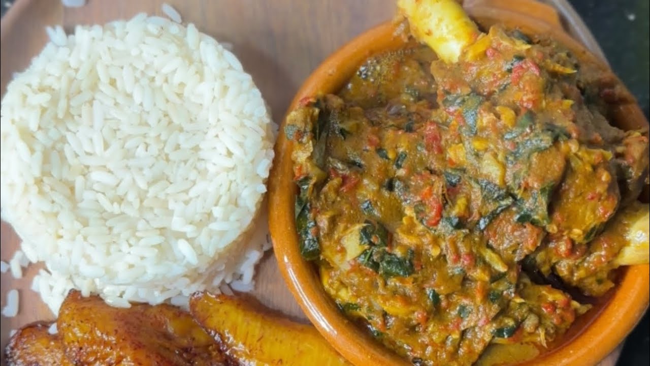 HOW TO MAKE DELICIOUS OFE AKWU/PALM KERNAL|BANGA SOUP background