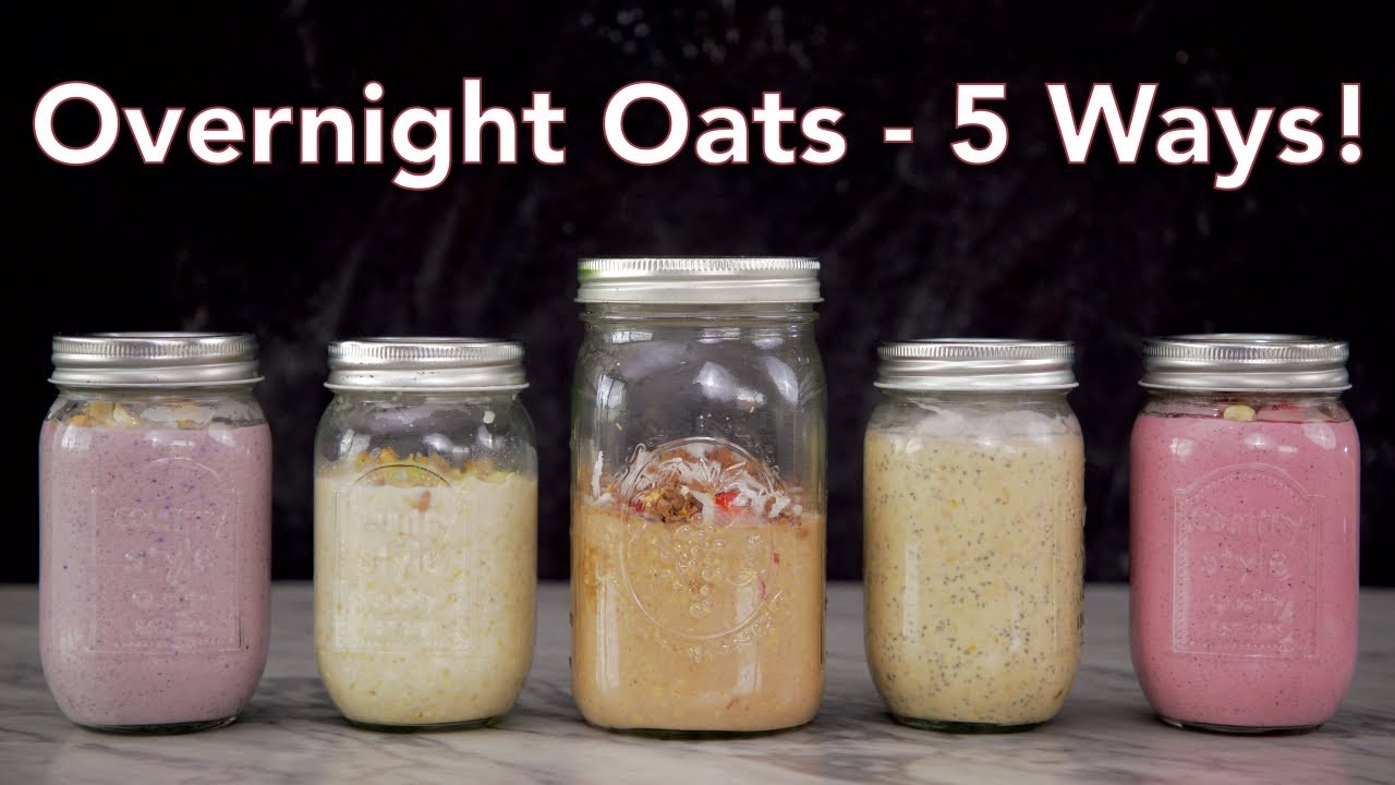 Overnight Oat (5 Ways) - Elevate Your Breakfast with These Oat Recipes - Zeelicious Foods