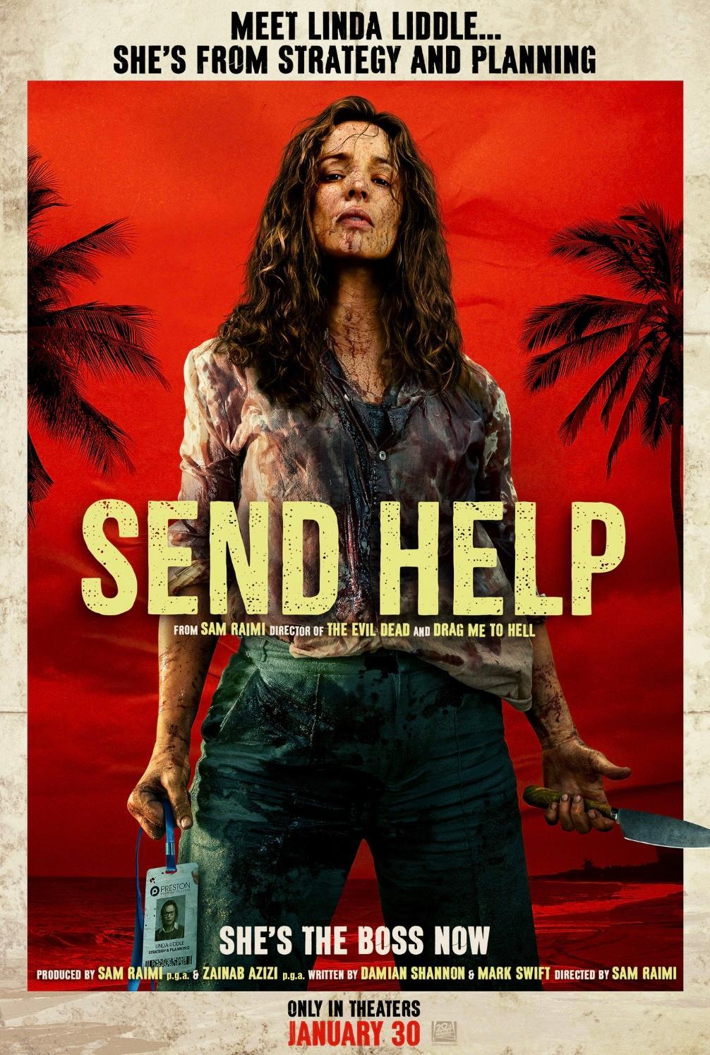 Send Help [Hindi] poster - 2026 Horror
