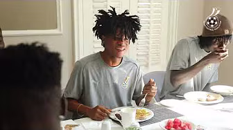 BREAKFAST BEFORE OUR GAME AGAINST BAFANA BAFANA TODAY