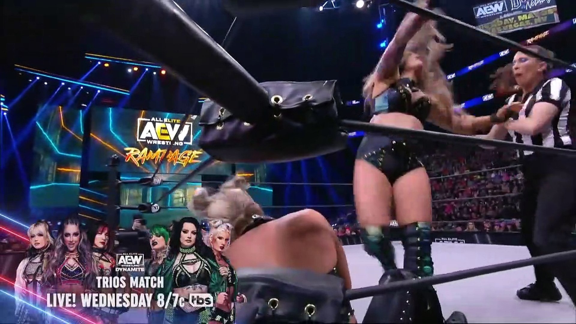 Allysin Kay vs Toni Storm (with The Outcasts) - AEW Rampage May 13, 2023