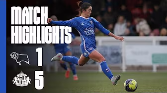 Lasses Produce A Huge Win At Derby | Derby County Women 1 - 5 SAFC Women | FA Women's Cup