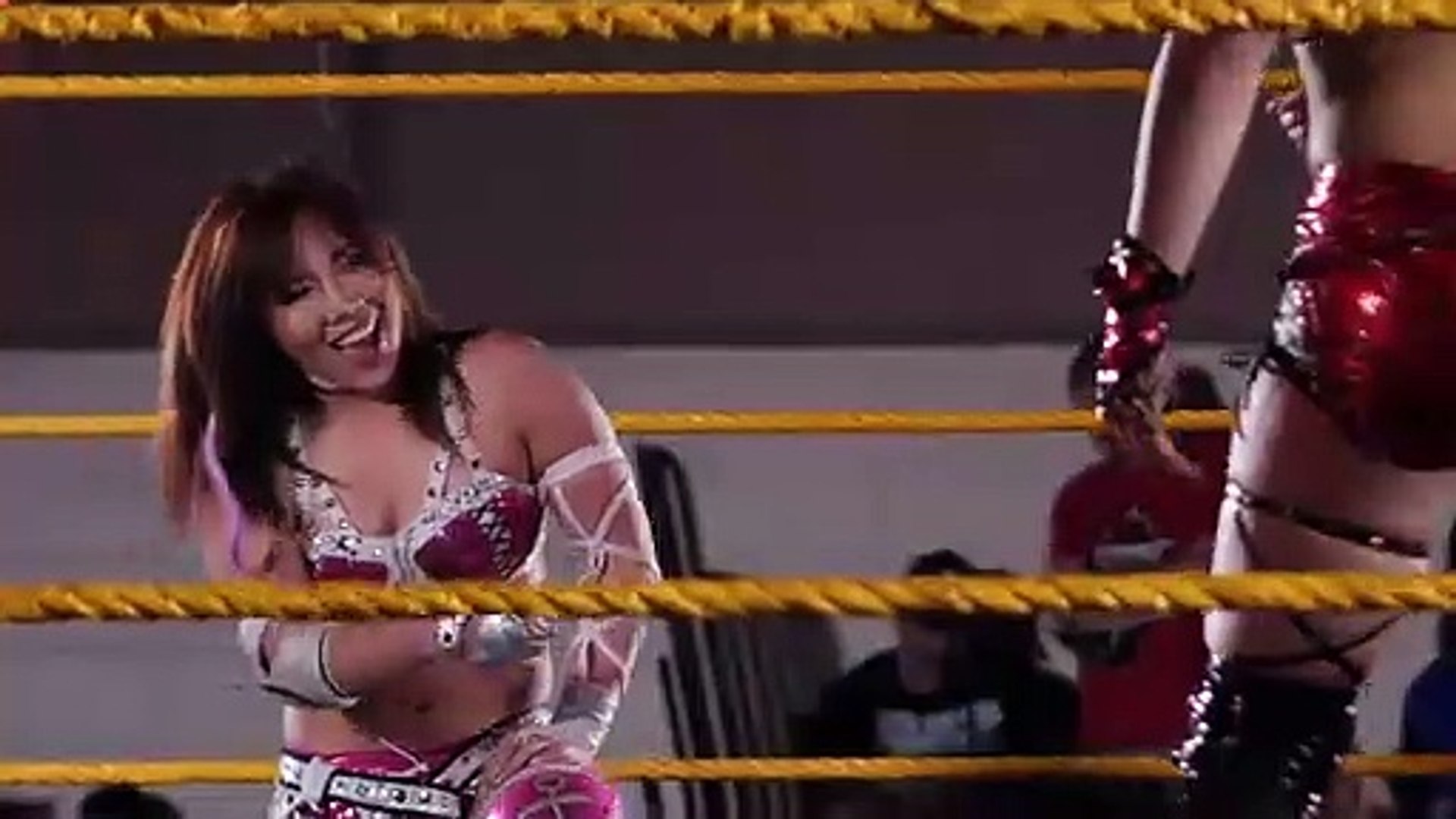 Kairi Sane vs Shayna Baszler vs Io Shirai vs Bianca Belair _ WWE NXT 4 way dance background