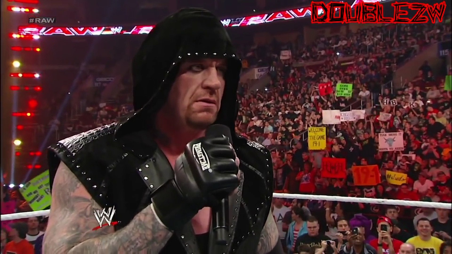 Triple H, Undertaker, and Shawn Michaels Confrontation - 3-19-2012 Raw Part 2/2 background
