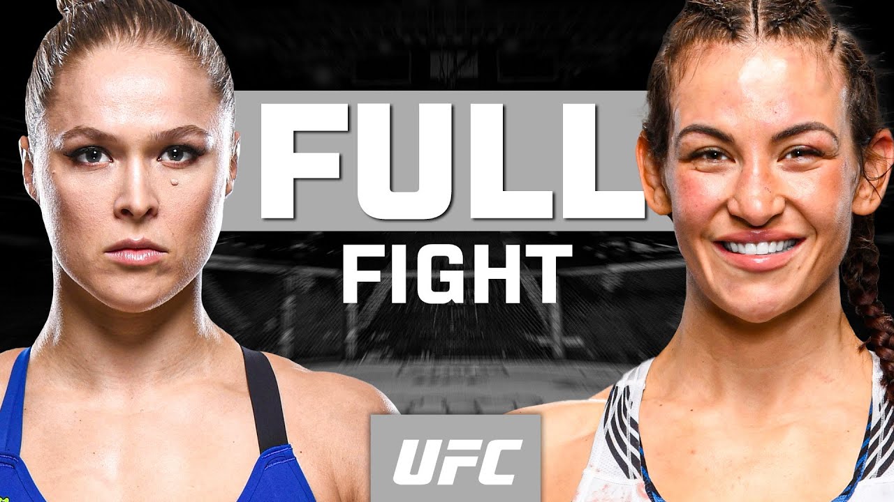 Ronda Rousey vs Miesha Tate 2 | FULL FIGHT | UFC 168 background