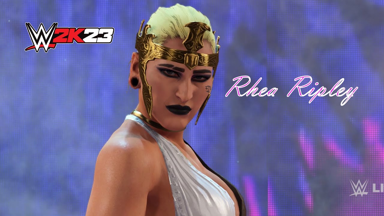 Best of Rhea Ripley, WWE 2K23 Gameplay background