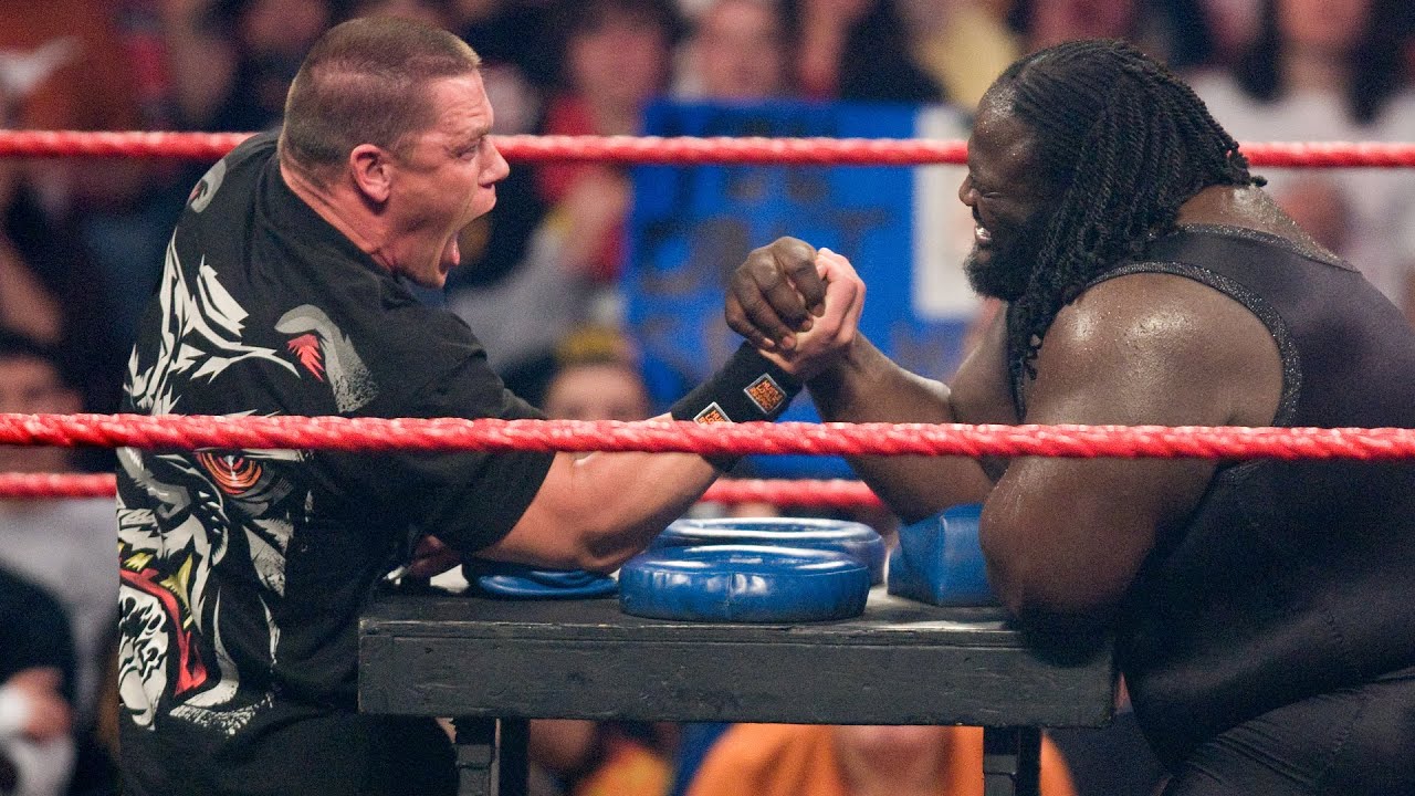 WWE's over-the-top arm wrestling contests: WWE Playlist background