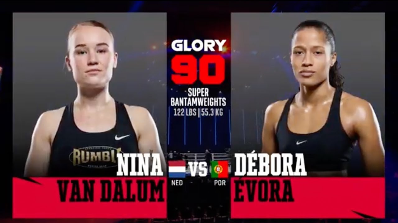 GLORY 90: Nina Van Dalum vs. Debora Evora - Full Fight background