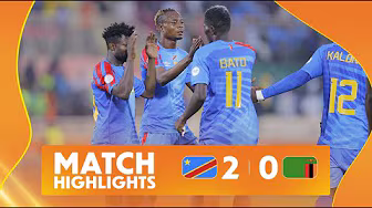DR Congo 2-0 Zambia Match Highlights l TotalEnergies CHAN 2024 l Matchday 2 backdrop