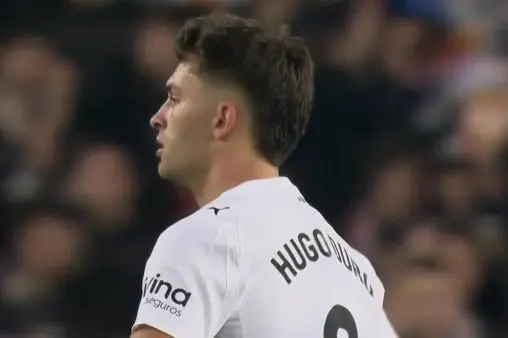 [Goal] Equalizer! Correa crosses into the box, Duro scores with a diving header