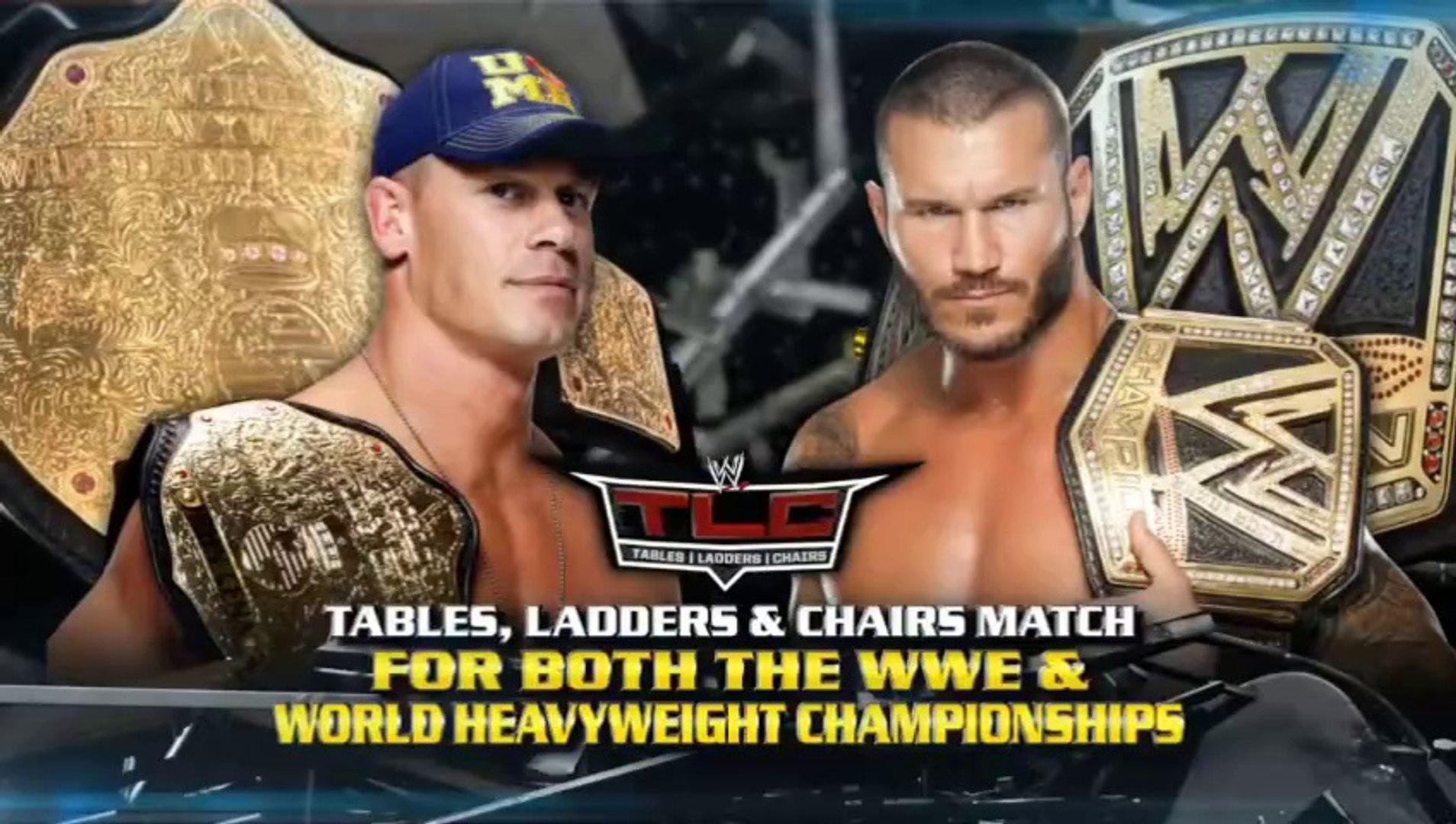 WWE TLC 2013 - Randy Orton vs John Cena (TLC Match, WWE World Heavyweight Championship) backdrop