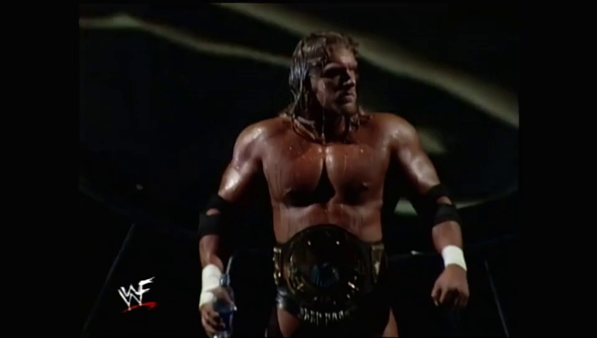 Triple H vs The Rock vs The Big Show WWF Title Triple Threat Match Survivor Series 14/11/99 background