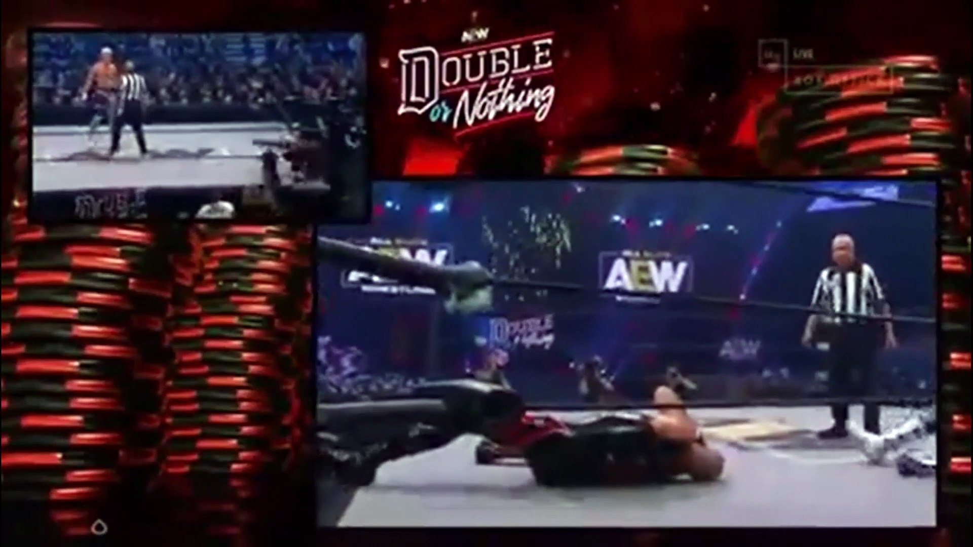 Cody Rhodes Vs. Dustin Rhodes - AEW Double Or Nothing background