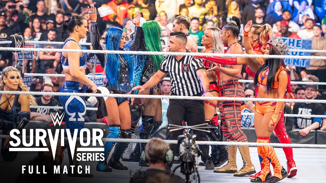 FULL MATCH: Team Raw vs. Team SmackDown: Survivor Series 2021 background