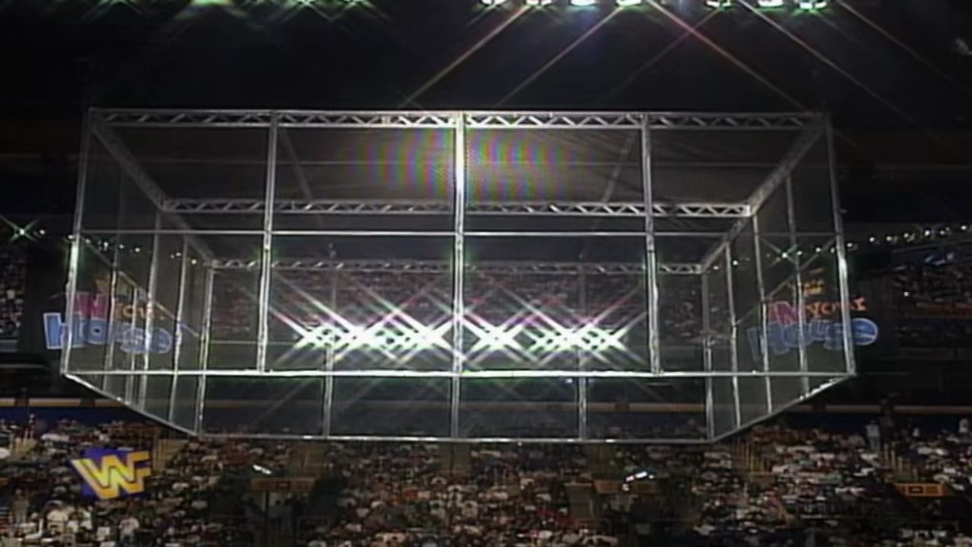 The Undertaker vs Shawn Michaels Hell In A Cell Match - Bad Blood 1997 5/10/97 background