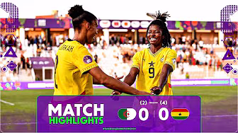 Algeria (2) 0-0 (4) Ghana Match Highlights l TotalEnergies WAFCON 2024 l Quarter-Final
