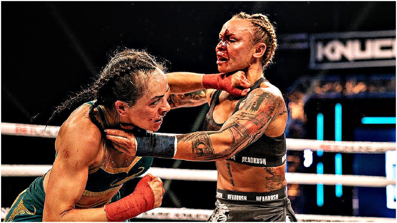 VICIOUS Female Bare Knuckle Fight! Christine Vincens vs. Jade Masson-Wong background