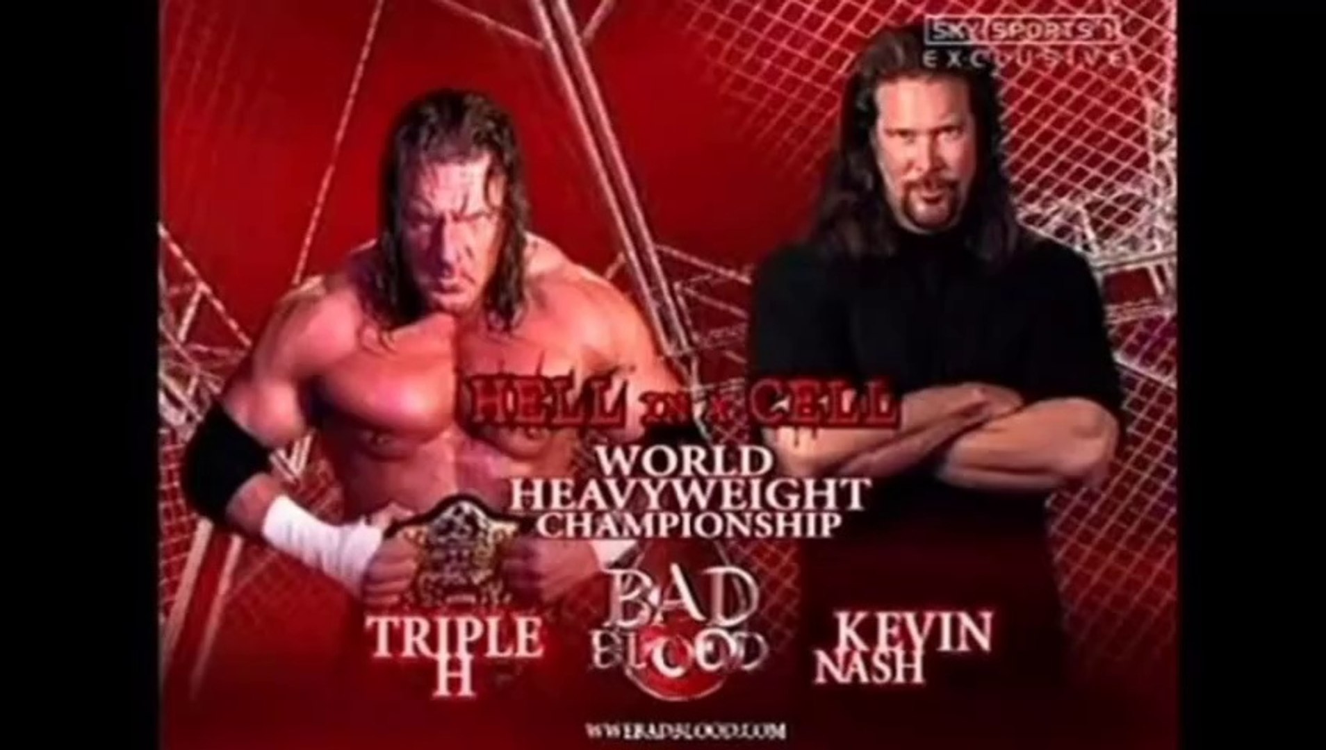WWE Bad Blood 2003 - Kevin Nash vs Triple H (Hell In A Cell Match, World Heavyweight Championship) backdrop