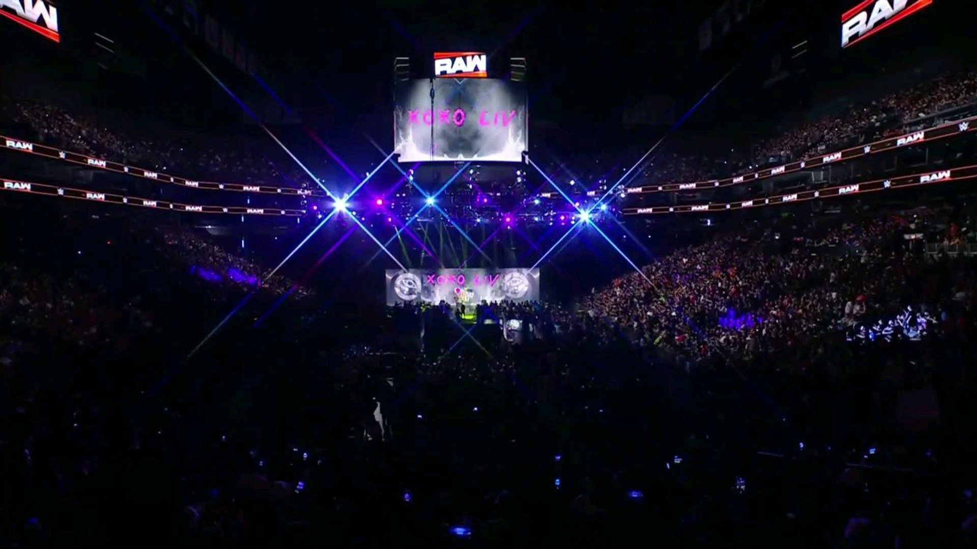 queen of the ring tournament fatal 4 way first round wwe raw background