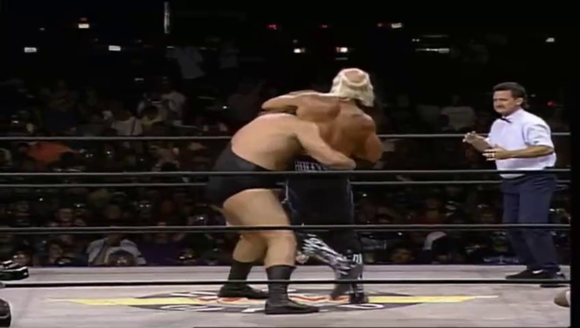 WCW Hog Wild 1996 - Hollywood Hulk Hogan vs The Giant (WCW World Heavyweight Championship) backdrop