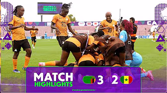 Zambia 3-2 Senegal Match Highlights l TotalEnergies WAFCON 2024 l Matchday 2