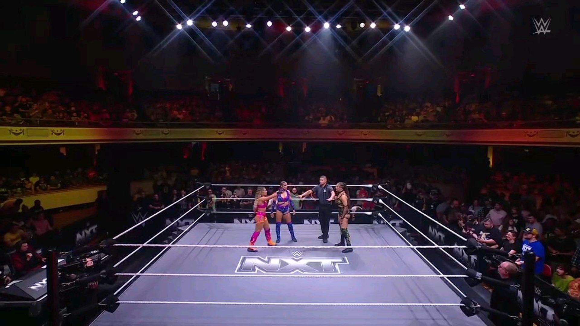 jaida parker vs kelani jordan vs lola vice triple threat match wwe heatwave