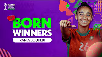 'We are naturally #BornWinners'.Rania Boutiebi makes sure you don’t forget. #TotalEnergiesWAFCON2024 background
