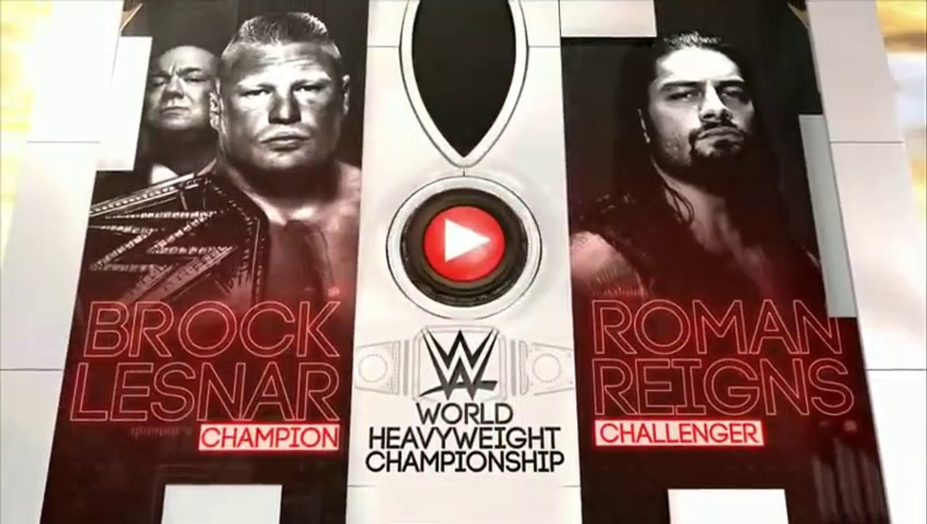 Brock Lesnar vs Roman Reigns background